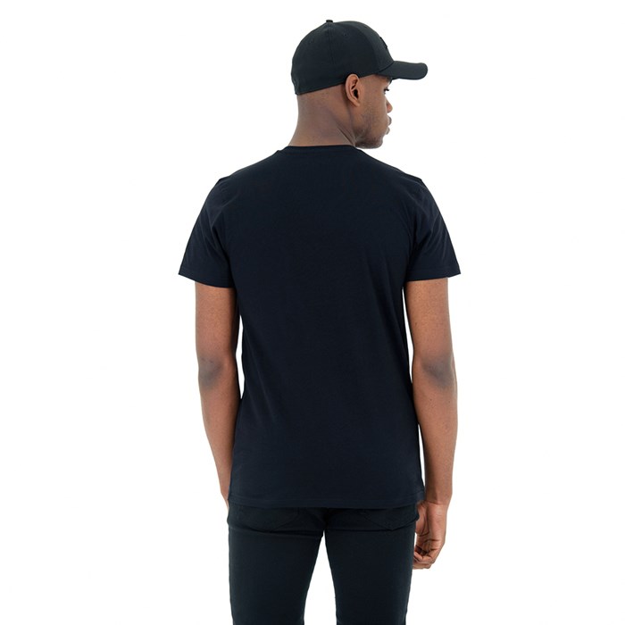 LA Lakers Miesten T-paita Mustat - New Era Vaatteet Tukkukauppa FI-893420